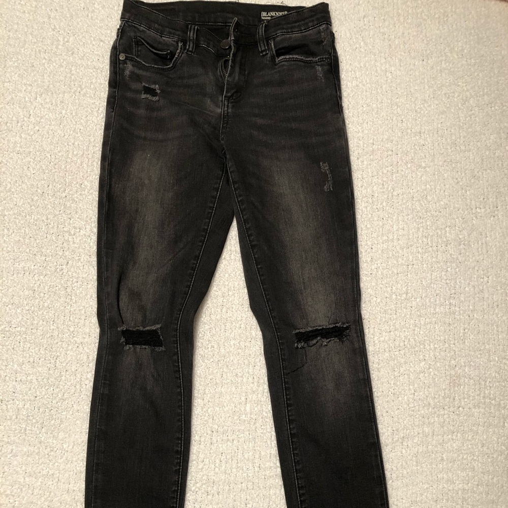 BlankNYC Distressed Skinny Jeans